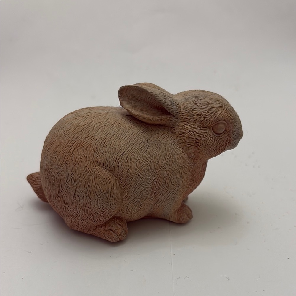 Brown Rabbit Clay Figurine Set - Picture 10 of 15